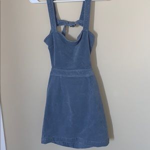 Corduroy overall dress